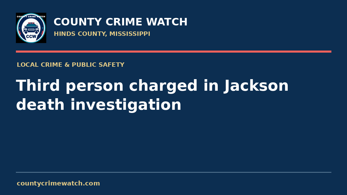 Third person charged in Jackson death investigation