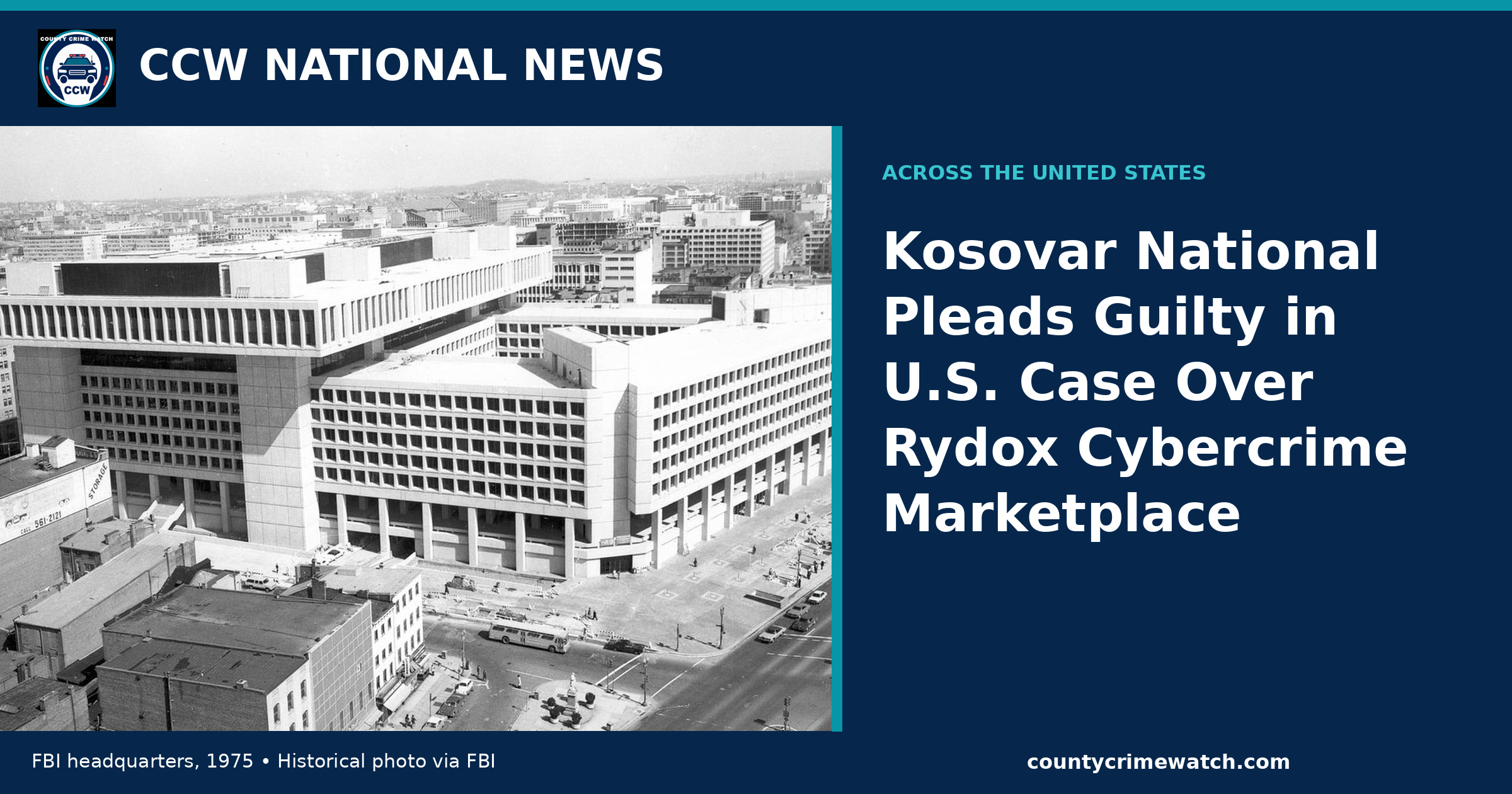 Kosovar National Pleads Guilty in U.S. Case Over Rydox Cybercrime Marketplace