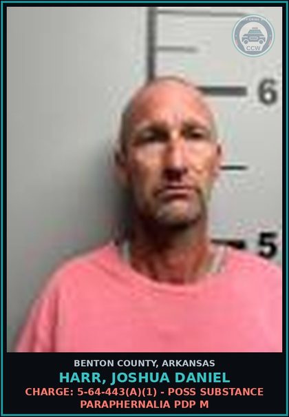 CCW arrest card for Harr, Joshua Daniel in Benton County: HOLD for In-State Other