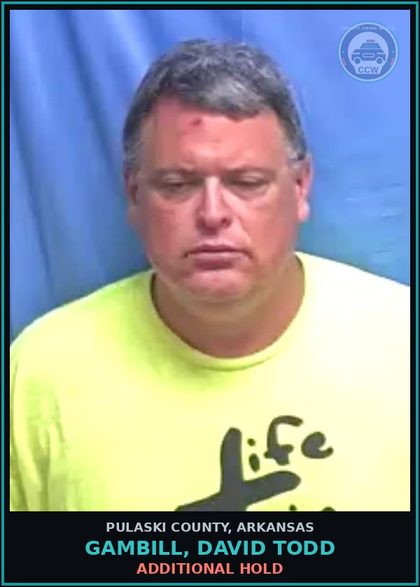 CCW arrest card for GAMBILL, DAVID TODD in Pulaski County: ADDITIONAL HOLD