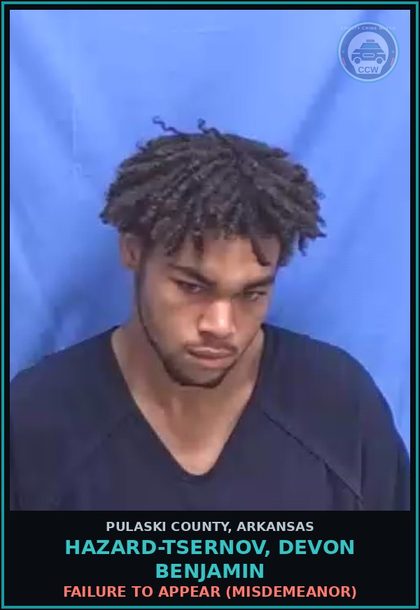 CCW arrest card for HAZARD-TSERNOV, DEVON BENJAMIN in Pulaski County: TERRORISTIC THREATENING - 1ST DEGREE(FD)