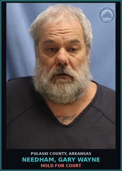 CCW arrest card for NEEDHAM, GARY WAYNE in Pulaski County: HOLD FOR COURT