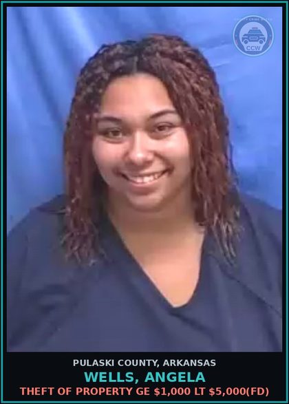 CCW arrest card for WELLS, ANGELA in Pulaski County: FAILURE TO APPEAR (MISDEMEANOR)