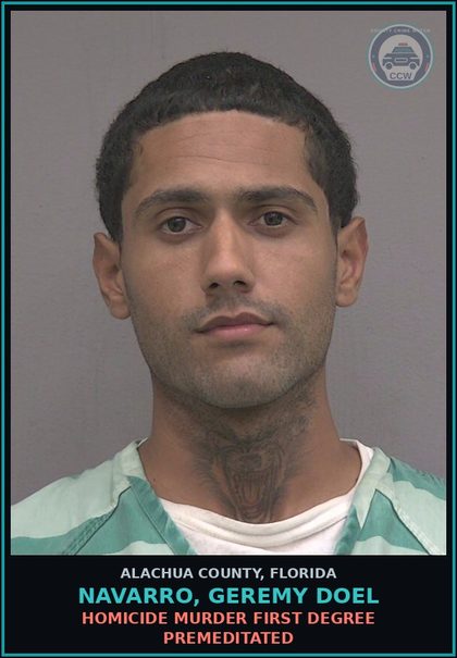 CCW arrest card for NAVARRO, GEREMY DOEL in Alachua County: FLORIDA ADMINISTRATIVE CODE VIOL FLORIDA ADMINISTRATIVE CODE VIOL