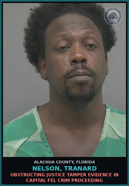 CCW arrest card for NELSON, TRANARD in Alachua County: COCAINE-POSSESS POSSESS COCAINE