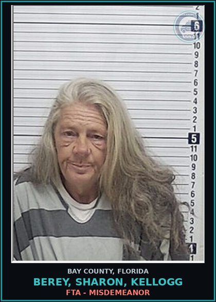 CCW arrest card for BEREY, SHARON, KELLOGG in Bay County: FTA - MISDEMEANOR