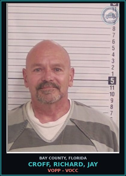 CCW arrest card for CROFF, RICHARD, JAY in Bay County: VOPP - VOCC