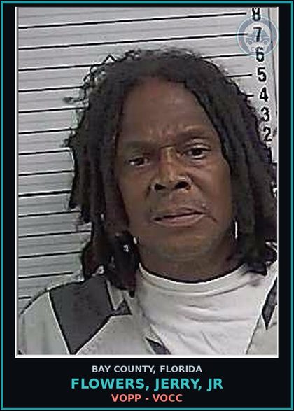 CCW arrest card for FLOWERS, JERRY, JR in Bay County: VOPP - VOCC