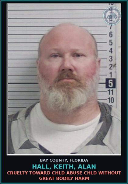 CCW arrest card for HALL, KEITH, ALAN in Bay County: AGGRAV ASSLT - WEAPON W DEADLY WEAPON WITHOUT INTENT TO KILL