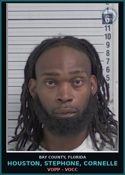 CCW arrest card for HOUSTON, STEPHONE, CORNELLE in Bay County: VOPP - VOCC