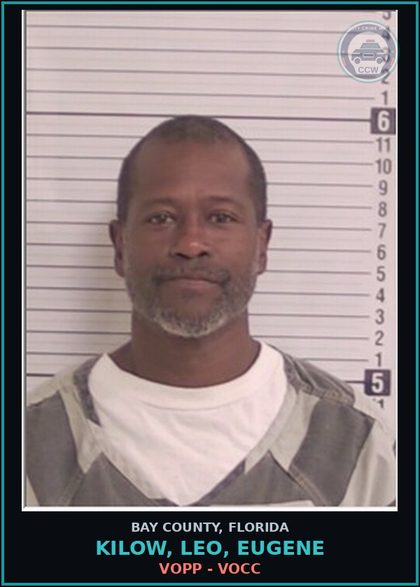 CCW arrest card for KILOW, LEO, EUGENE in Bay County: VOPP - VOCC