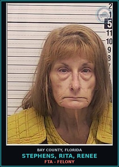 CCW arrest card for STEPHENS, RITA, RENEE in Bay County: FTA - FELONY