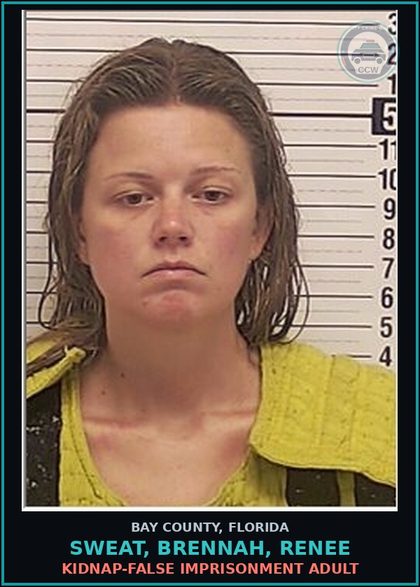 CCW arrest card for SWEAT, BRENNAH, RENEE in Bay County: DOM:BATTERY TOUCH OR STRIKE