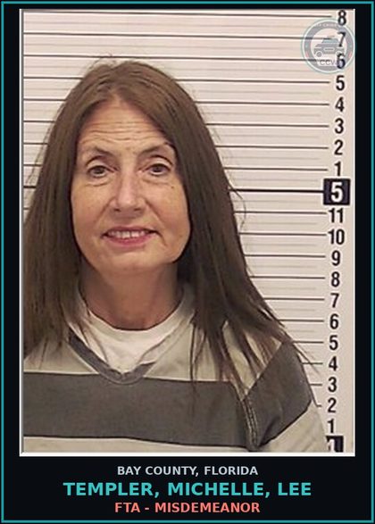 CCW arrest card for TEMPLER, MICHELLE, LEE in Bay County: FTA - MISDEMEANOR
