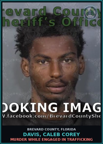 CCW arrest card for Davis, Caleb Corey in Brevard County: Robbery With Firearm