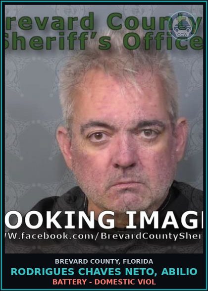 CCW arrest card for Rodrigues Chaves Neto, Abilio in Brevard County: False ID Given to LEO