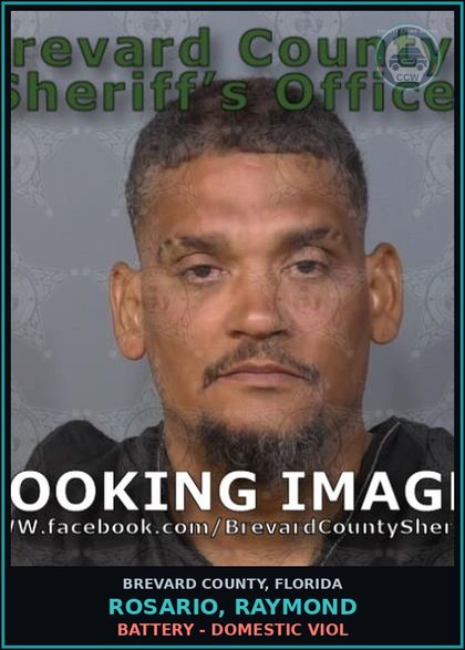 CCW arrest card for Rosario, Raymond in Brevard County: Battery - Domestic Viol