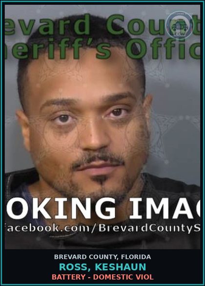 CCW arrest card for Ross, Keshaun in Brevard County: Resist Officer WO Viol