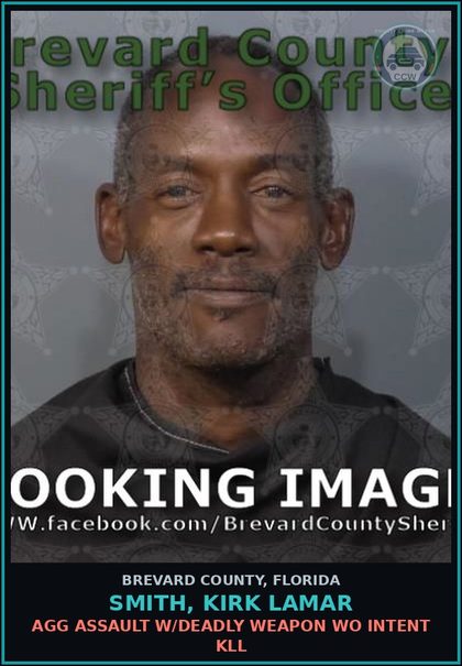 CCW arrest card for SMITH, KIRK LAMAR in Brevard County: VOP