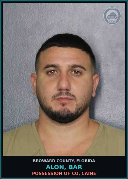 CCW arrest card for ALON, BAR in Broward County: s3x BATT VICTIM 18 YRS OR OLDER BY PERSON 18 YRS OR OLDER