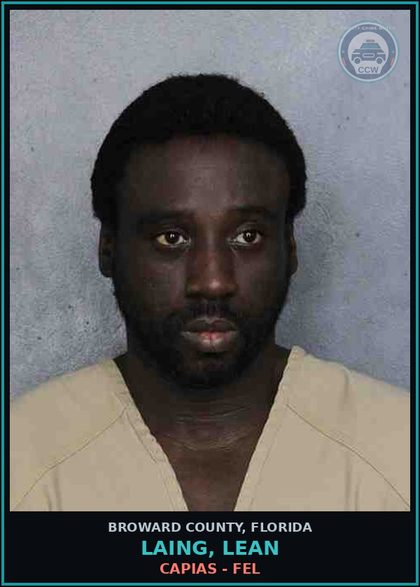 CCW arrest card for LAING, LEAN in Broward County: CAPIAS - FEL
