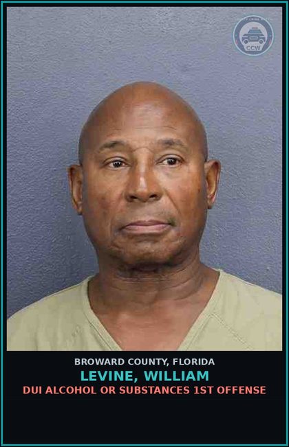 CCW arrest card for LEVINE, WILLIAM in Broward County: POSSESSION OF PVP