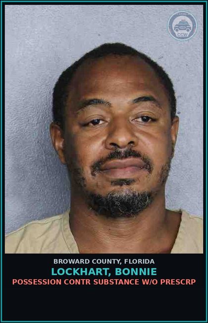 CCW arrest card for LOCKHART, BONNIE in Broward County: POSSESS W/INTENT SELL MANUF DELIVER COCAINE