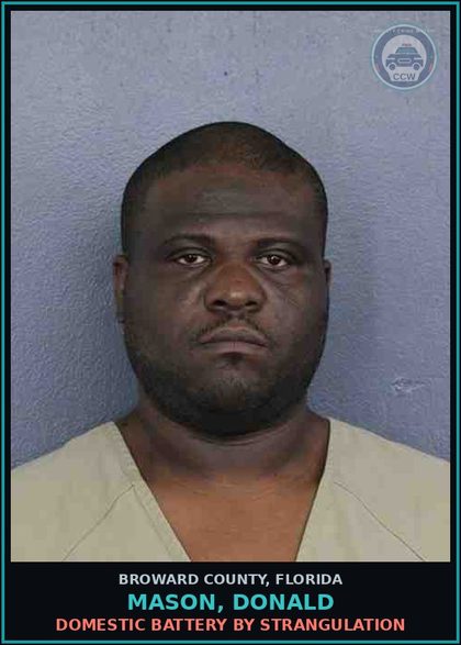 CCW arrest card for MASON, DONALD in Broward County: RESIST OFFICER-OBSTRUCT WITHOUT VIOLENCE