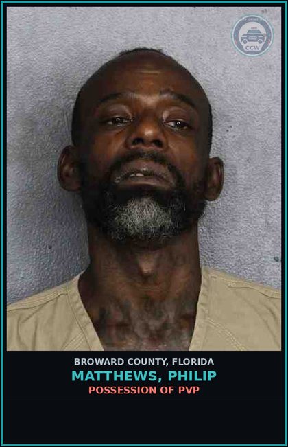 CCW arrest card for MATTHEWS, PHILIP in Broward County: CAPIAS - MUNICIPAL ORDINANCE