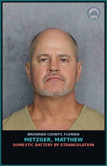 CCW arrest card for METZGER, MATTHEW in Broward County: FALSE IMPRISONMENT OF PERSON
