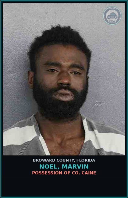 CCW arrest card for NOEL, MARVIN in Broward County: CAPIAS - MISD