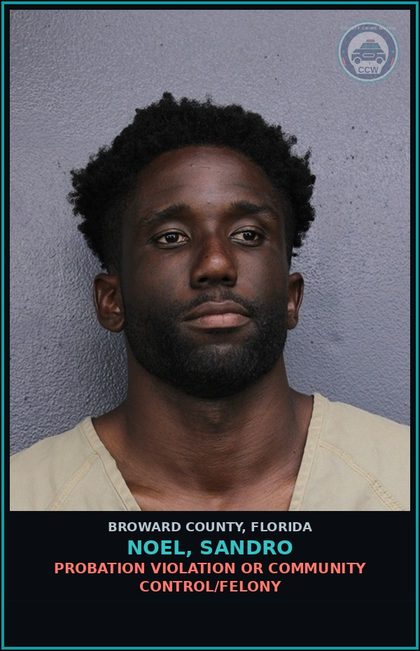 CCW arrest card for NOEL,
        SANDRO in Broward County: DRUG PARAPHERNALIA-POSSESS AND OR USE