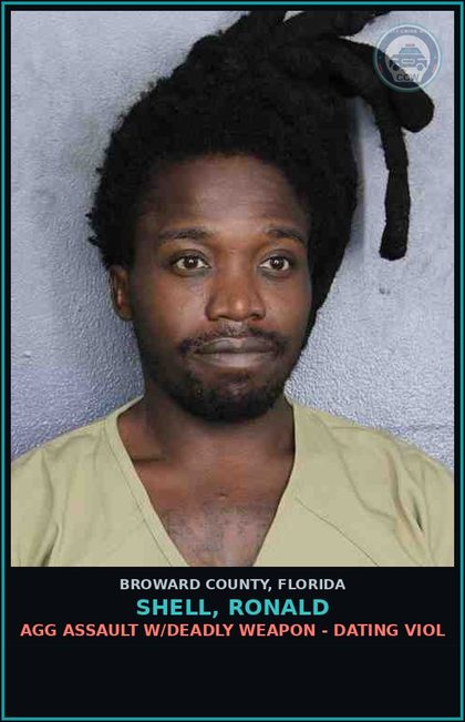 CCW arrest card for SHELL, RONALD in Broward County: BURGLARY OCCUPIED DWELLING UNARMED