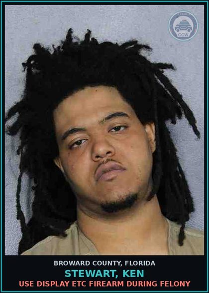 CCW arrest card for STEWART, KEN in Broward County: POSSESSION OF Fent 
