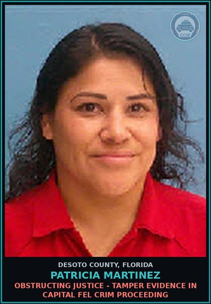 CCW arrest card for Patricia Martinez in DeSoto County: DRUGS-POSSESS - POSSESS contr substance W/O PRESCRIPTION