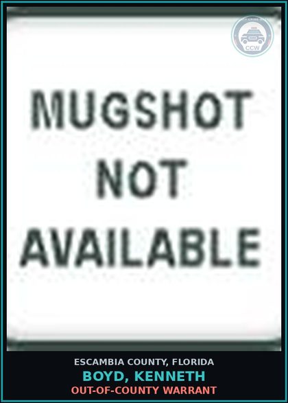 CCW arrest card for BOYD, KENNETH in Escambia County: OUT-OF-COUNTY WARRANT