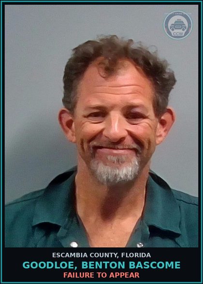 CCW arrest card for GOODLOE, BENTON BASCOME in Escambia County: FAILURE TO APPEAR