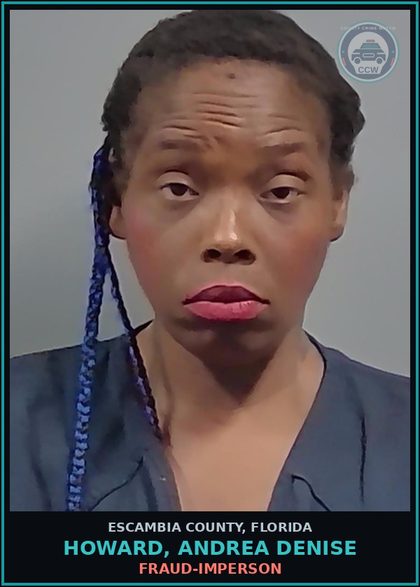 CCW arrest card for HOWARD, ANDREA DENISE in Escambia County: COCAINE-POSSESS