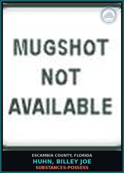 CCW arrest card for HUHN, BILLEY JOE in Escambia County: DRUGS-POSSESS