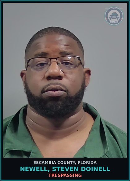 CCW arrest card for NEWELL, STEVEN DOINELL in Escambia County: LARC