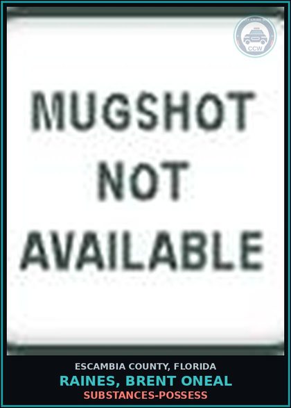 CCW arrest card for RAINES, BRENT ONEAL in Escambia County: DRUGS-POSSESS