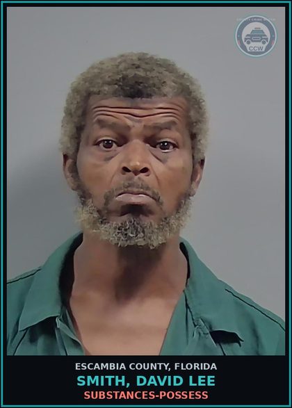 CCW arrest card for SMITH, DAVID LEE in Escambia County: DRUGS-POSSESS