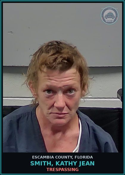 CCW arrest card for SMITH, KATHY JEAN in Escambia County: DRUGS-HEALTH OR SAFETY