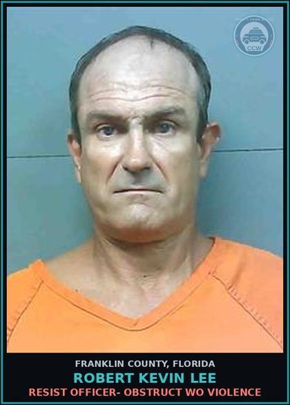 CCW arrest card for Robert Kevin Lee in Franklin County: PROB VIOLATION- 0