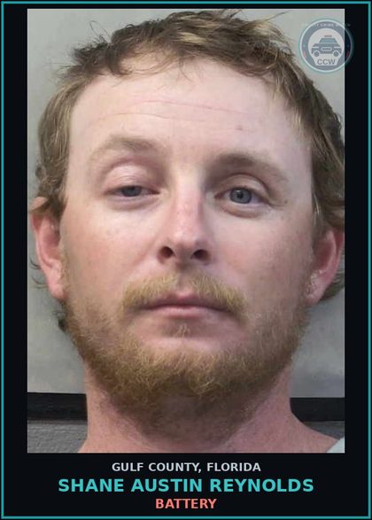 CCW arrest card for SHANE AUSTIN REYNOLDS in Gulf County: BATTERY