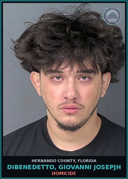 CCW arrest card for DIBENEDETTO, GIOVANNI JOSEPJH in Hernando County: HOMICIDE