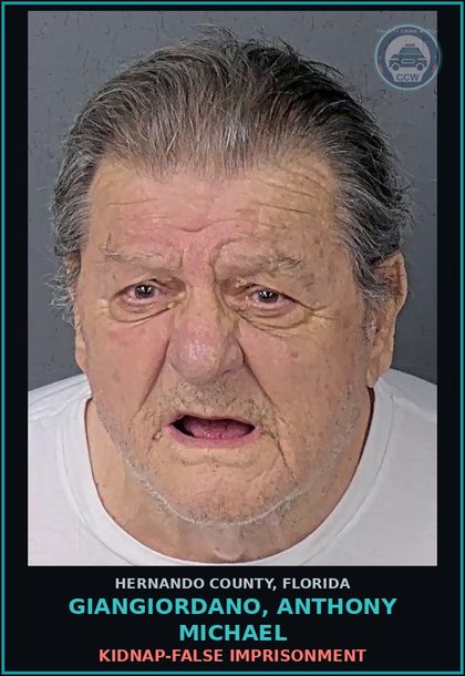 CCW arrest card for GIANGIORDANO, ANTHONY MICHAEL in Hernando County: AGGRAV BATTERY