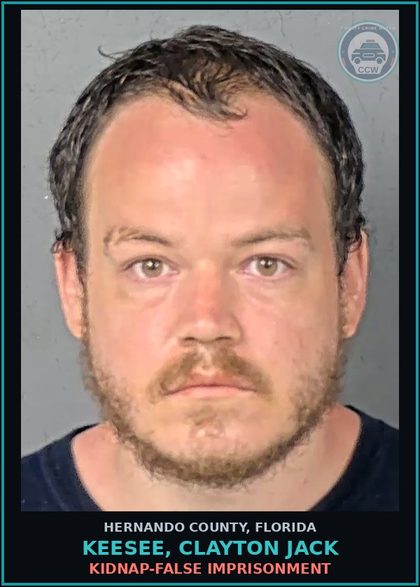 CCW arrest card for KEESEE, CLAYTON JACK in Hernando County: BATTERY