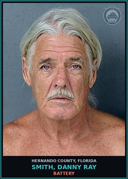 CCW arrest card for SMITH, DANNY RAY in Hernando County: BATTERY