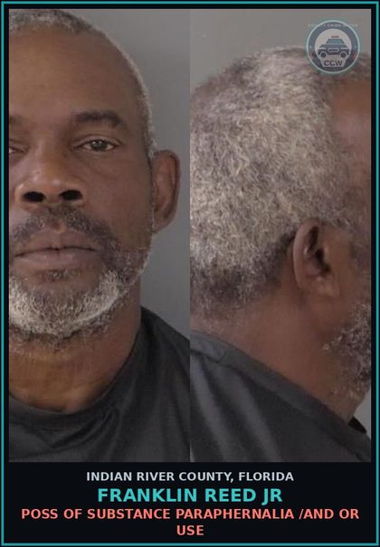 CCW arrest card for Franklin Reed Jr in Indian River County: COC Civil (NON-CRIMINAL)